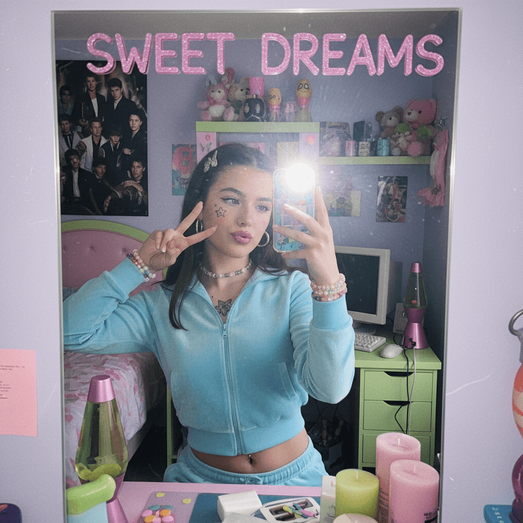 2000s Mirror Selfie Aesthetic
